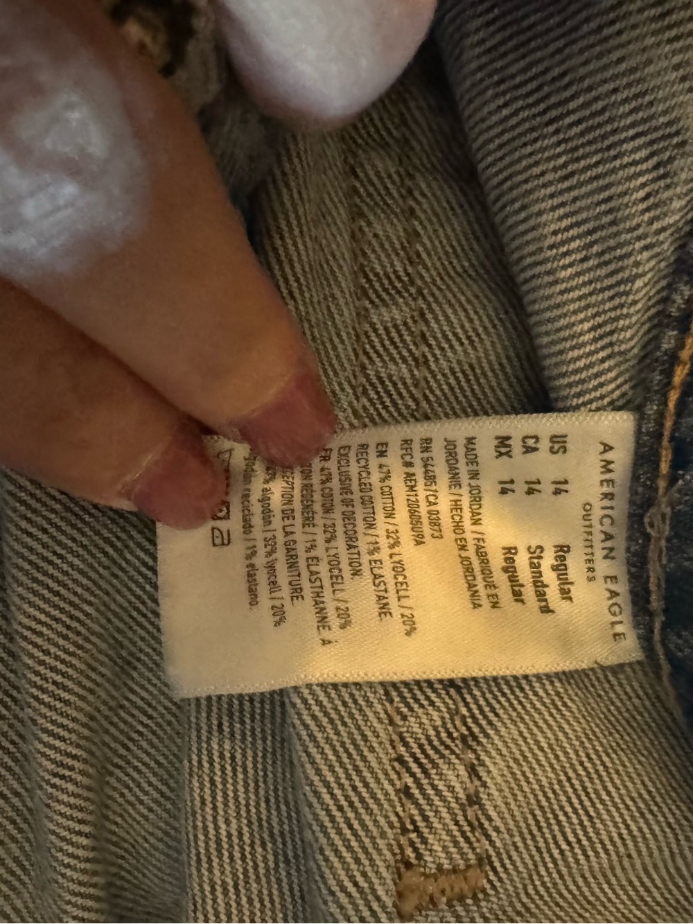 NWOT Women’s American Eagle Wide Leg Jeans - Picture 4 of 4
